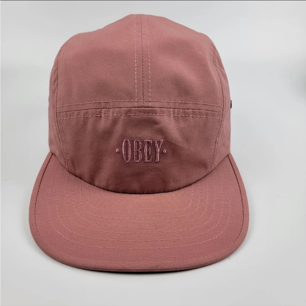 obey 5 panel strapback hat